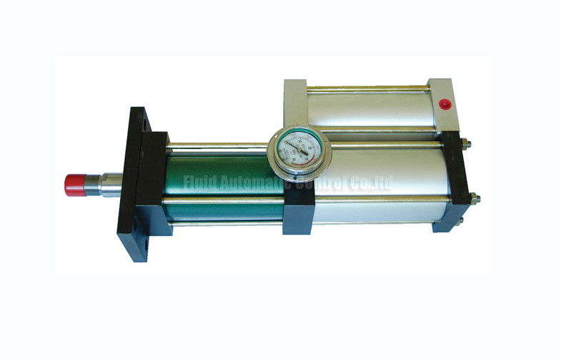 63mm Output Power 3T Double Acting Air Hydraulic Booster Cylinder 30MPa