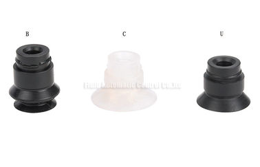 0.34Mpa Vacuum Component Bellow / Flat Vacuum Pad 2 - 50mm , NBR/PU Material Vacuum Cup For Automation Industrial