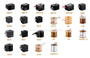 Air Solenoid Valve Coils For Two Position Two Way Water Valve DC24V AC220V