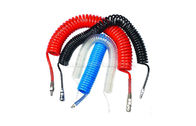 Thermoplastic Polyurethane Coil Pneumatic Air Tube 8mm With Fitting Both Ends,Sprial Air Hose