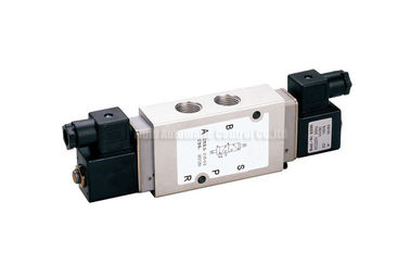 Aluminum 5-Way Solenoid Operated Directional Control Valve G1/8&quot; - G1/2&quot;