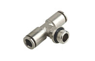 Stainless Steel Branch Tee Pneumatic Tube Fittings,Quick Push-in Fitting