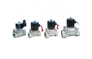 Stainless Steel Solenoid valve two position two way,port size G1/8"~G2"