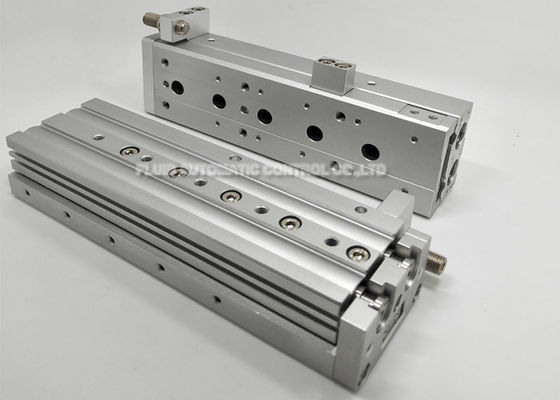 MXS Series 6mm Double Acting Pneumatic Air Cylinder Slide Table Stroke Adjustable