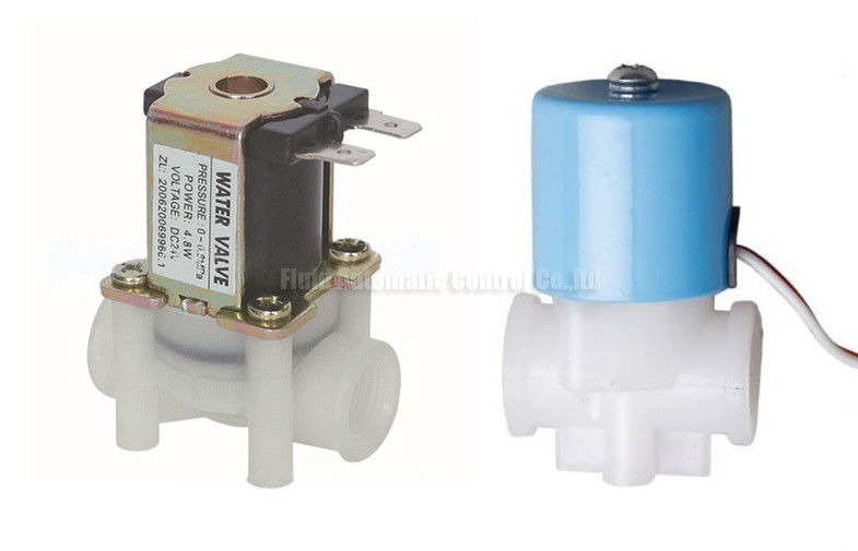 Water Solenoid Valve For RO System , Water Purifier And Wastewater With Jaco Connector G1/4"