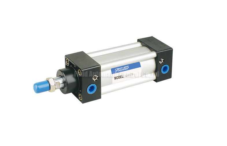 32mm~200mm ISO6431 Pneumatic Air Cylinder SI-40-50-PPV-A With Magnet And Air Cushion
