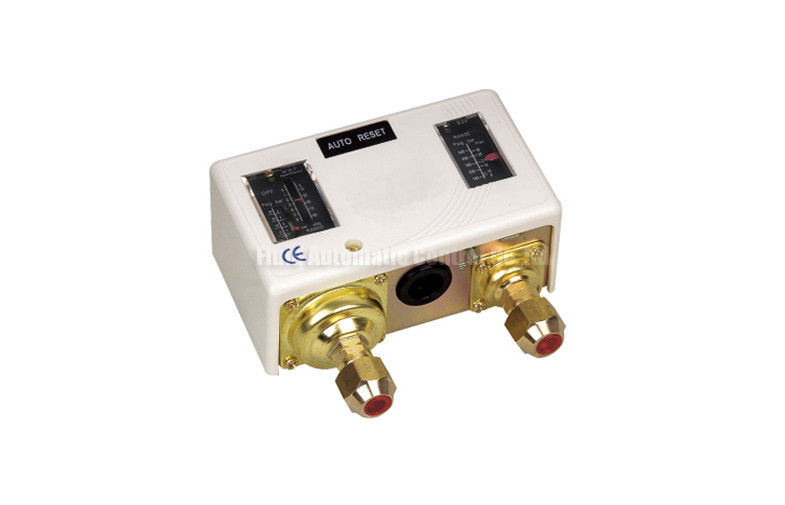 Auto Reset Dual Pressure Air Pressure Switches , Pneumatic Pressure Controller
