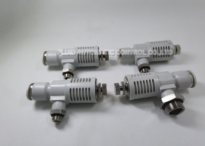 Pneumatic Quick Exhaust Valve With Speed Control And Silencer For High Speed Cylinders