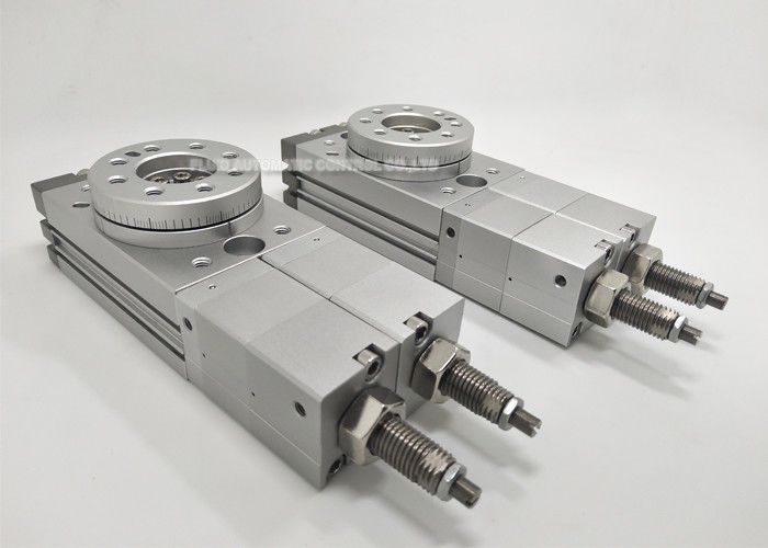 MSZ Series Pneumatic Double Acting Cylinder 3 Position Rotary Table Compact