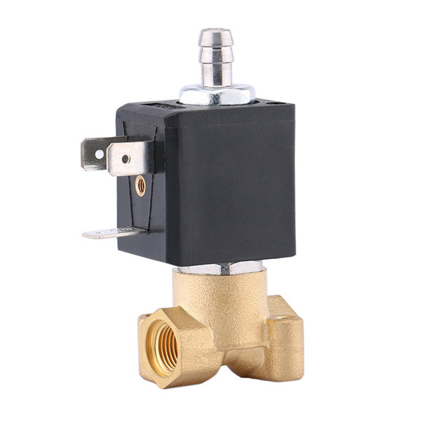 Three Way Steam Brass Solenoid Valve For Coffee Maker Espresso Machine